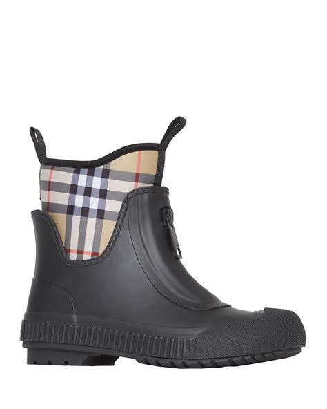 burberry flinton rain boot|Burberry Women's Flinton Check Rain Booties.